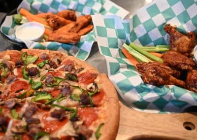 Pizza and wings from Lulu's Restaurant in Enfield CT